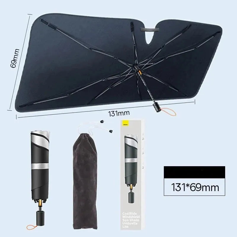 Protetor Solar Automotivo Retrátil para Para-brisas - AutoGuard